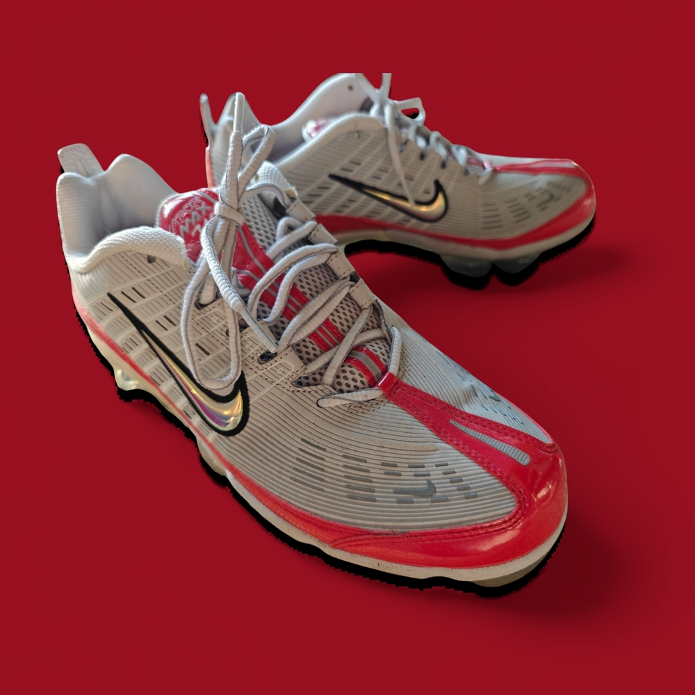 Nike Gray and Red Sneakers